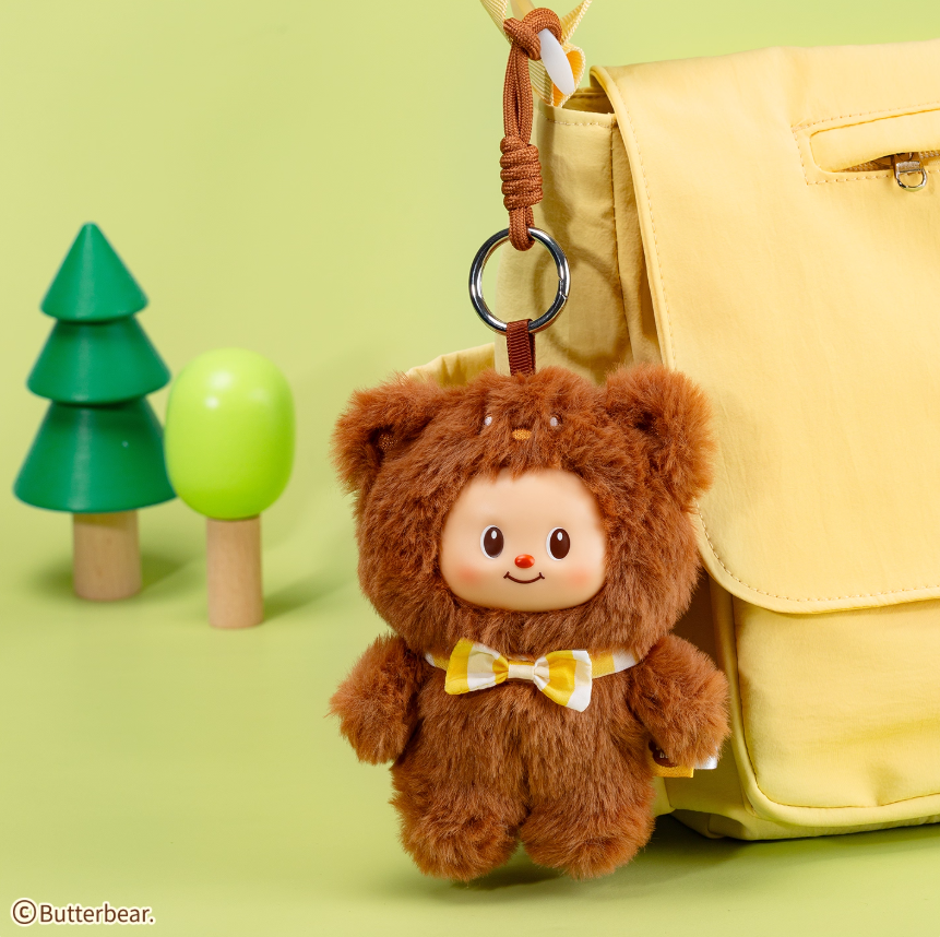 1100. Butter Bear Fluffy Series Plush Blind Box