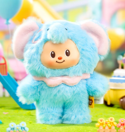 1100. Butter Bear Fluffy Series Plush Blind Box