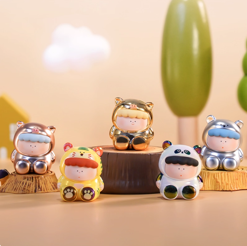 1138. Curious Baby Small Animals Mini Bean Series Blind Bag