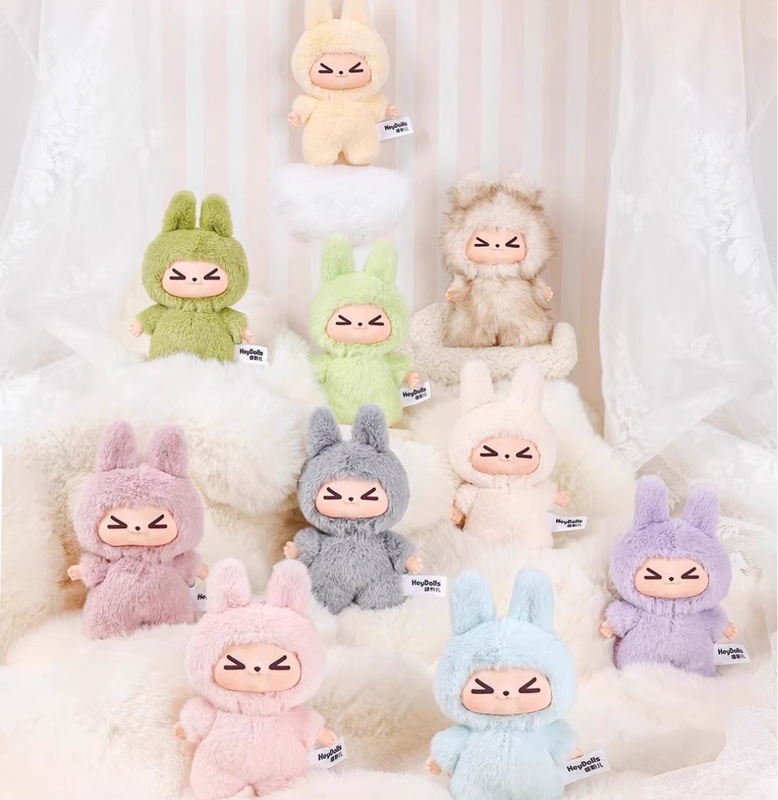 1161. Rabbit Kiki The Warmth of Hugs Series Plush Blind Box