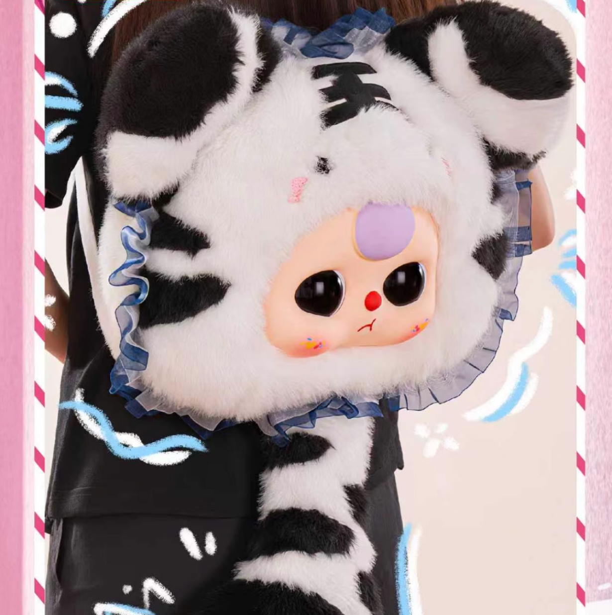 1166. Baby Three 400% Fairy Tale Sseries Backpack Plush Blind Box