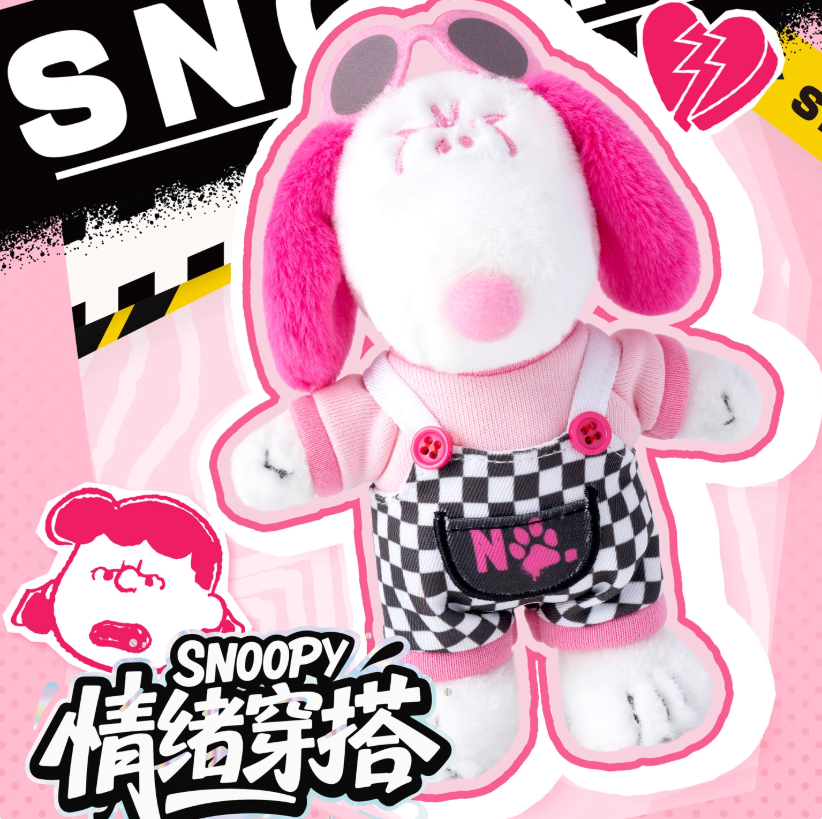 1170. Snoopy Emotional OOTD Series Plush Blind Box