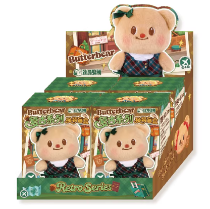 1222. Butterbear Old School Series Plush Blind Box
