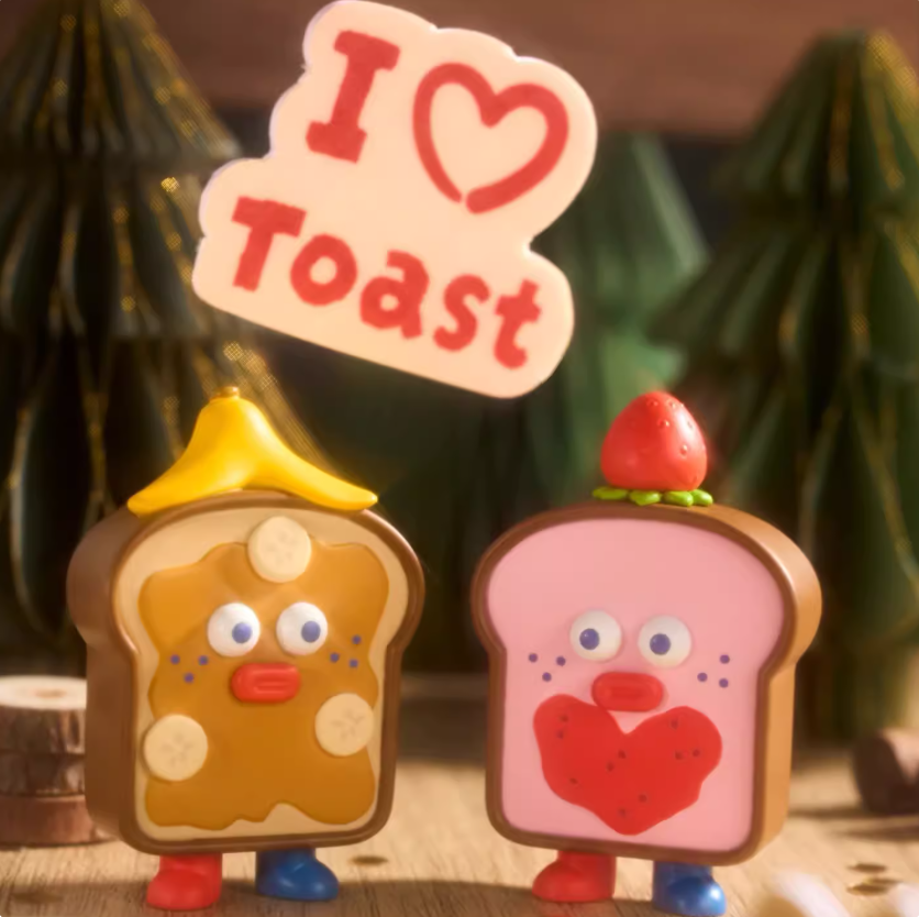 1226. Brunch Brother Stuffed Toast Series Mini Blind Box