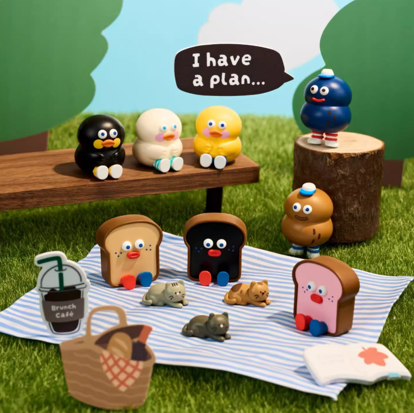 1226. Brunch Brother Stuffed Toast Series Mini Blind Box