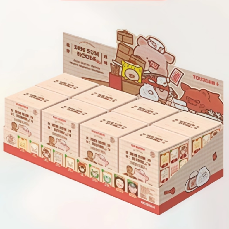 1227. LULU THE PIGGY Dim Sum House Food Hunter Series Plush Keychain Blind Box