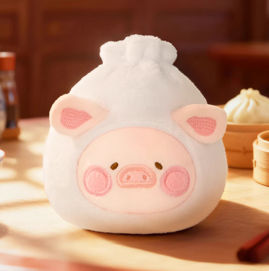 1227. LULU THE PIGGY Dim Sum House Food Hunter Series Plush Keychain Blind Box