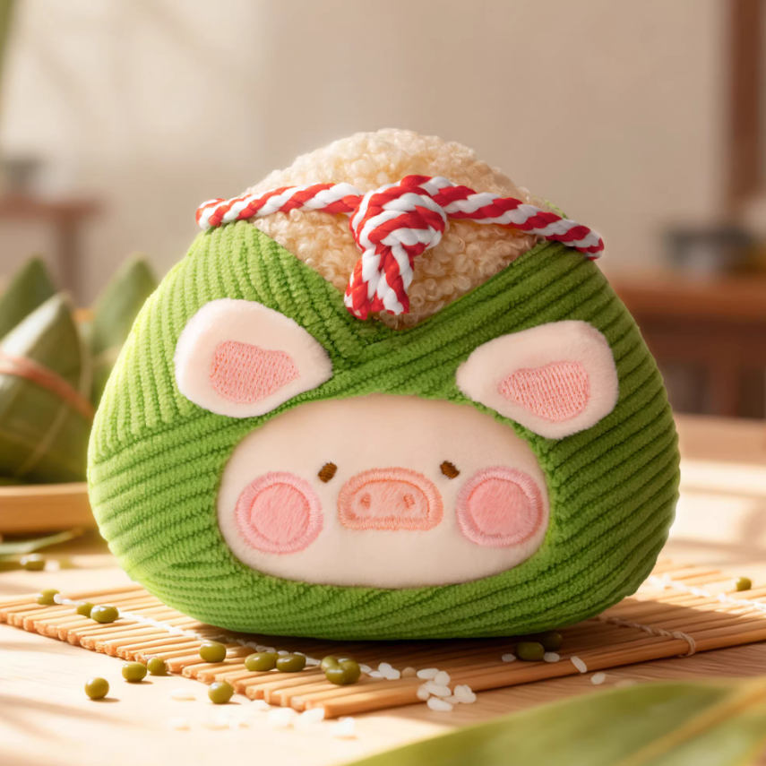 1227. LULU THE PIGGY Dim Sum House Food Hunter Series Plush Keychain Blind Box