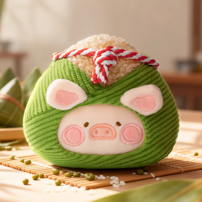 1227. LULU THE PIGGY Dim Sum House Food Hunter Series Plush Keychain Blind Box