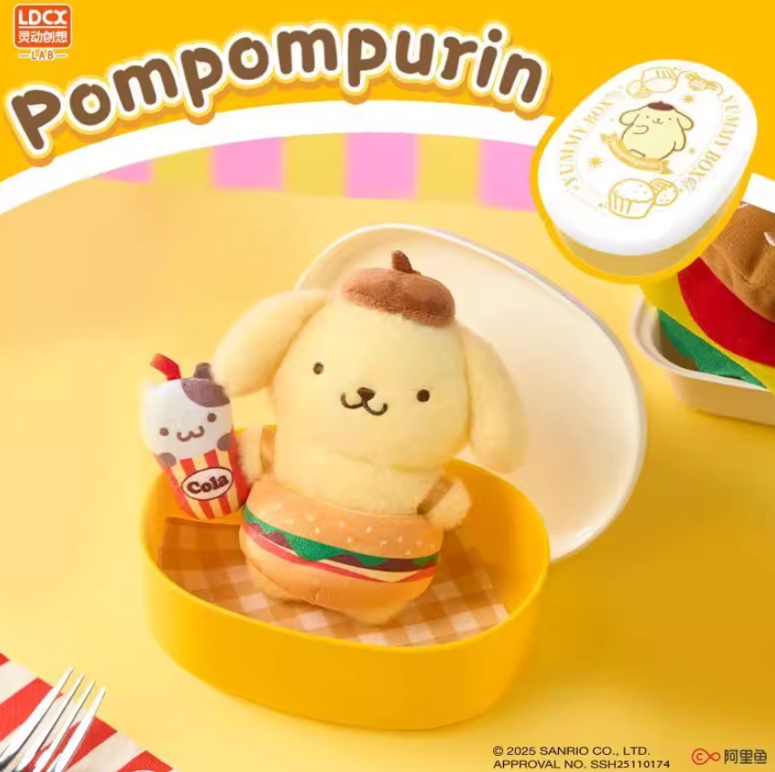 1238. Sanrio YUMMY BOX Series Plush Blind Box