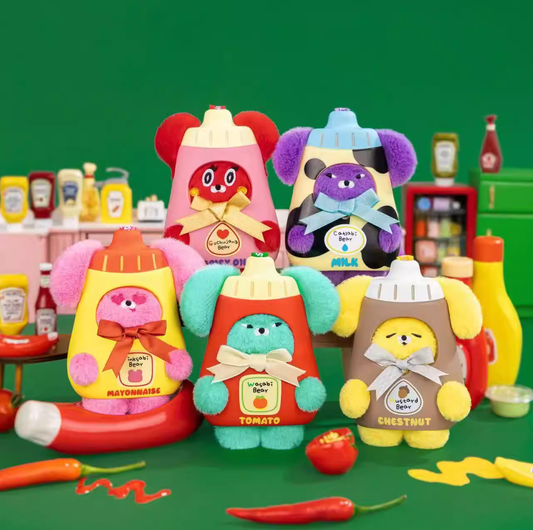 1250. WASABI Bear Seasoning Jars Series Plush Blind Box