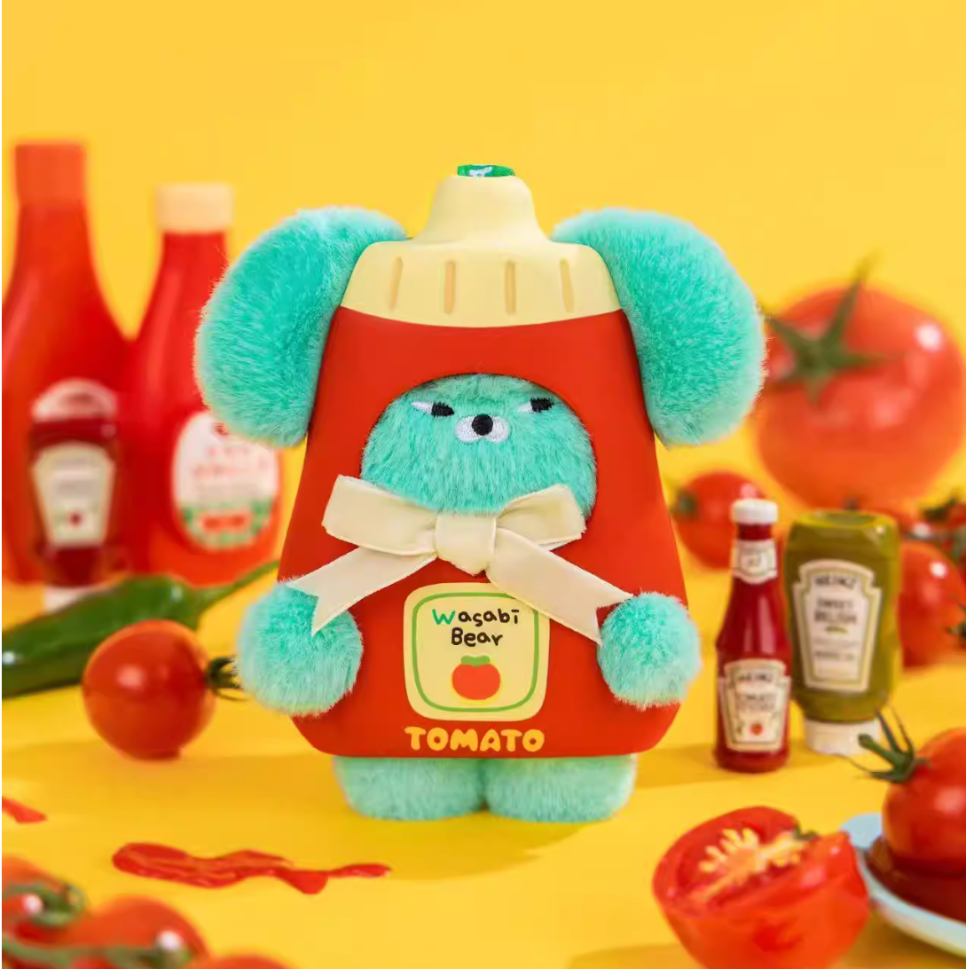 1250. WASABI Bear Seasoning Jars Series Plush Blind Box