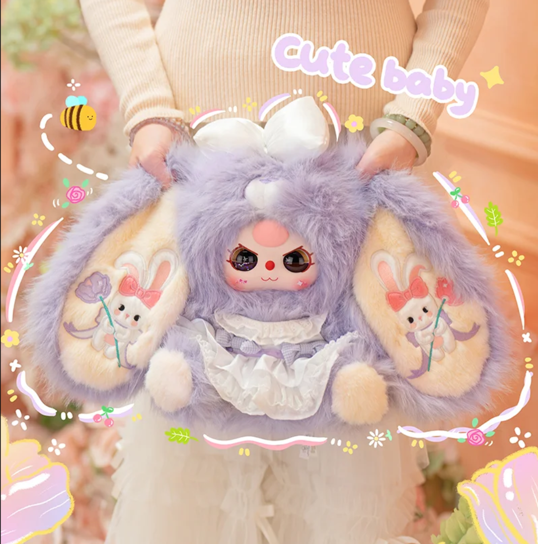 1263. Baby Three Lily Rabbit Town V5 400% Plush Series Blind Box