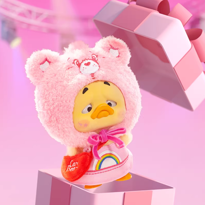 1268. UPSET DUCK × Care Bears Neon Sweetheart Duck Series Plush Blind Box