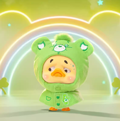 1268. UPSET DUCK × Care Bears Neon Sweetheart Duck Series Plush Blind Box