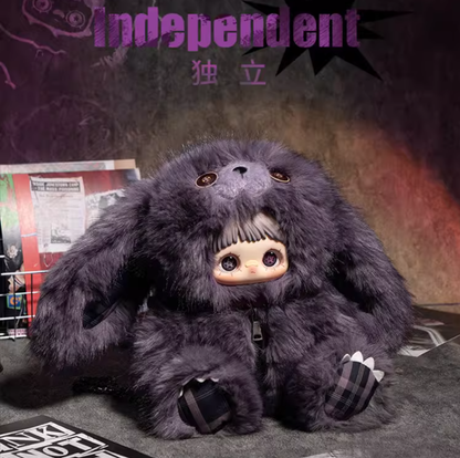 1272. MAYMEI 400% Rebel Backpack Series Plush Blind Box