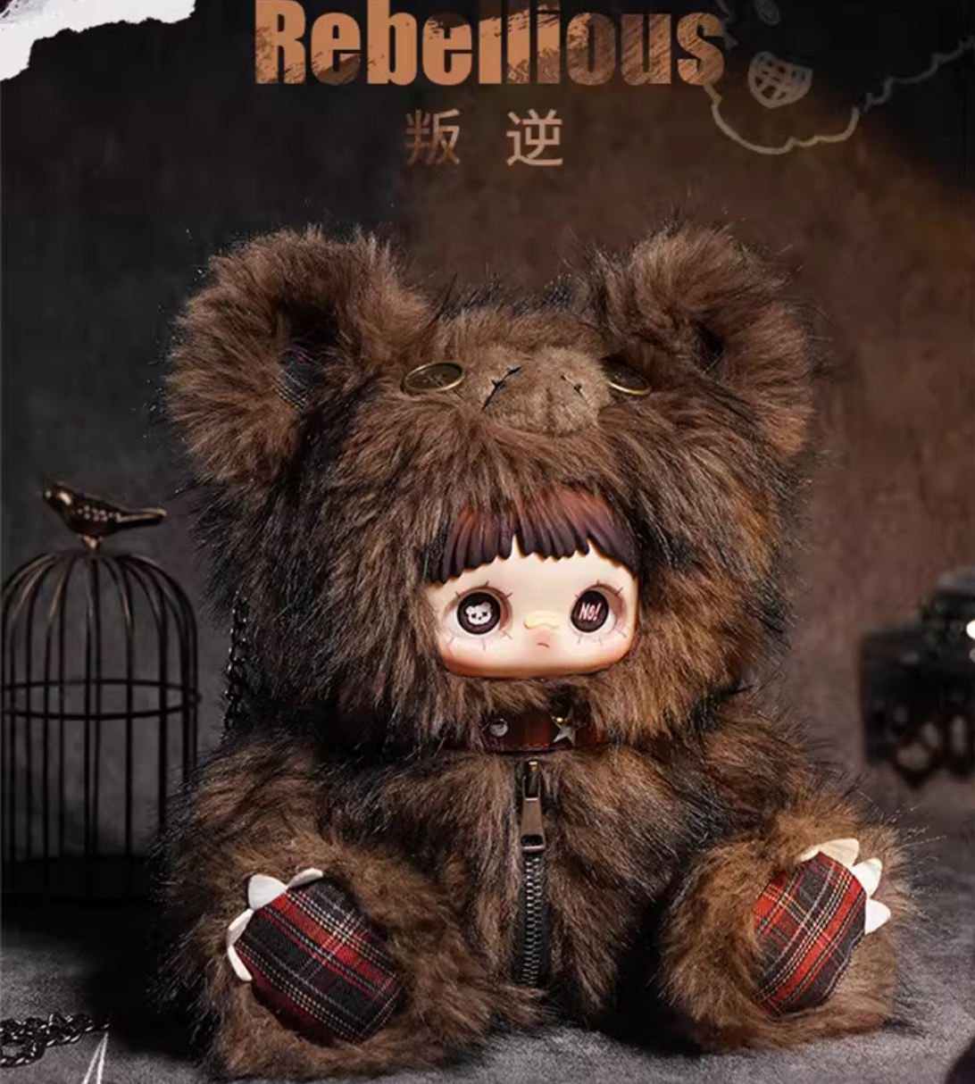 1272. MAYMEI 400% Rebel Backpack Series Plush Blind Box