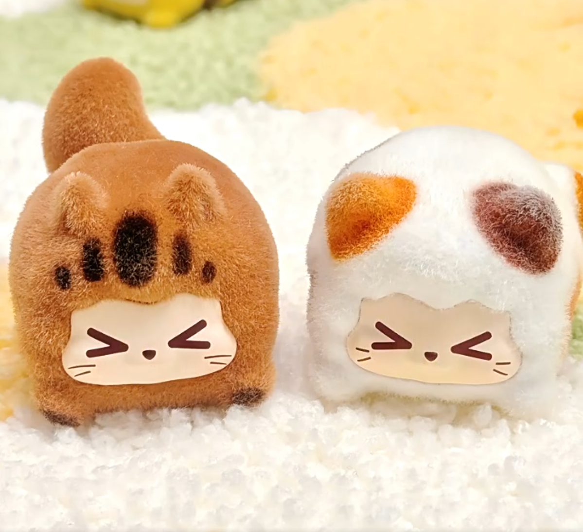 1291. RABBIT KIKI Flocked Baby Animals Series Beans Blind Box