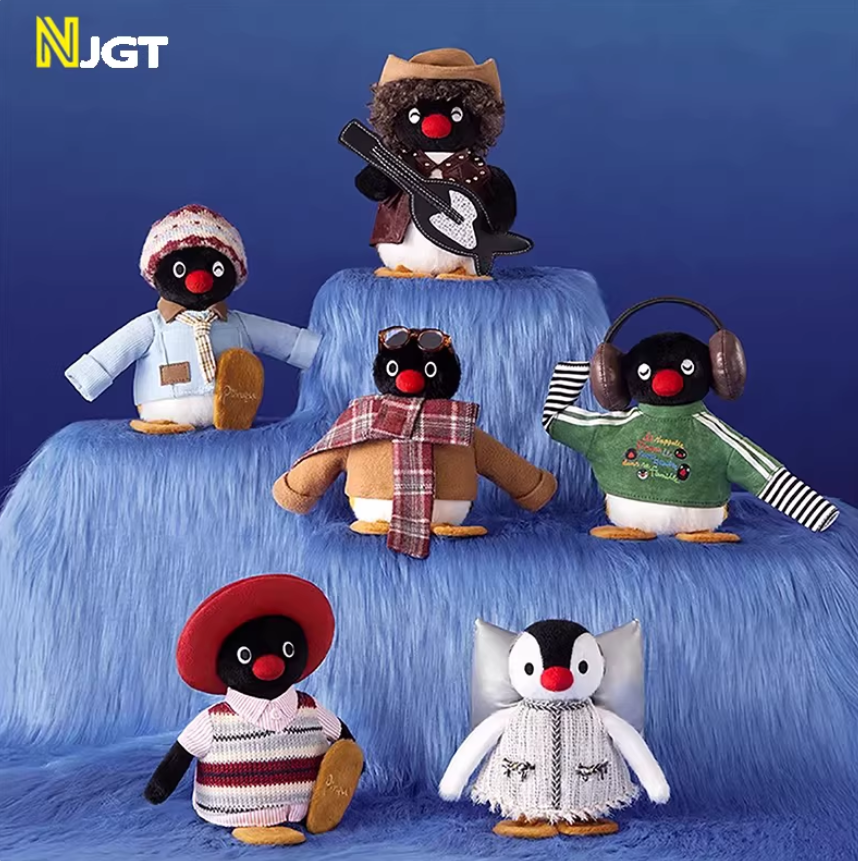 1313. Pingu 45th Anniversary Vintage OOTD Series Plush Blind Box