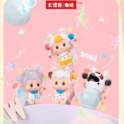 1314. Soda Grumpy Snail Snailie Series Beans Blind Box
