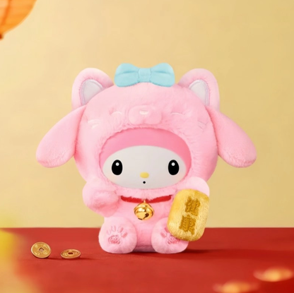 1324. Sanrio Characters Lucky Cat Series Plush Blind Box