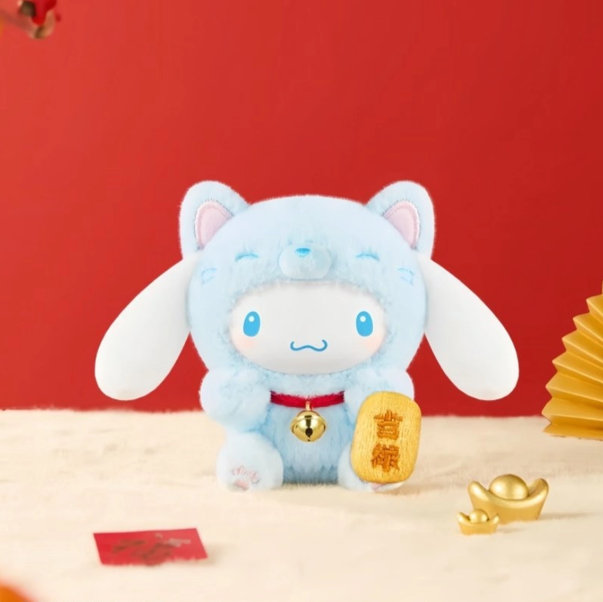 1324. Sanrio Characters Lucky Cat Series Plush Blind Box