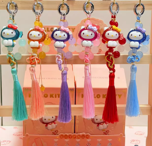1327. Hello Kitty Koi Guardian Phone Charm Series Mini Blind Box