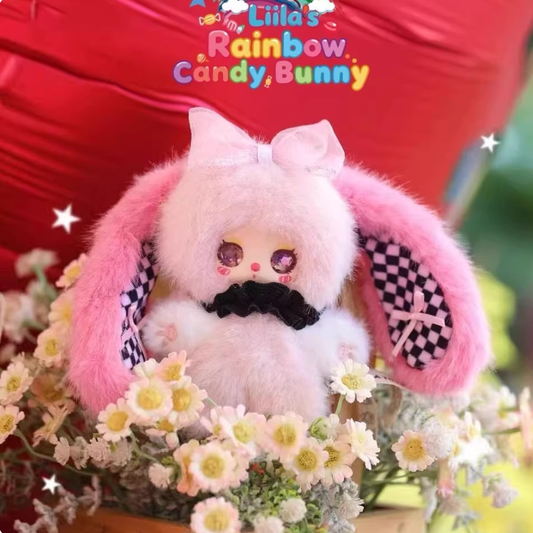 1340. Liila Rainbow Candy Bunny Series Plush Blind Box