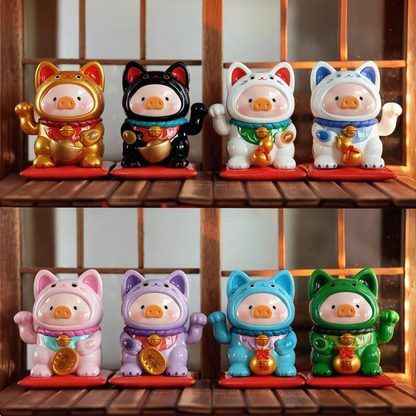 1342. LULU THE PIGGY Lucky Cat Series Blind Box