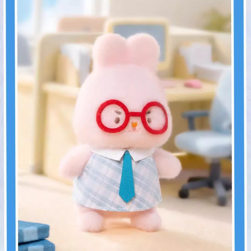 1346. MOMO BUNNY Energetic Wardrobe Series Plush Blind Box