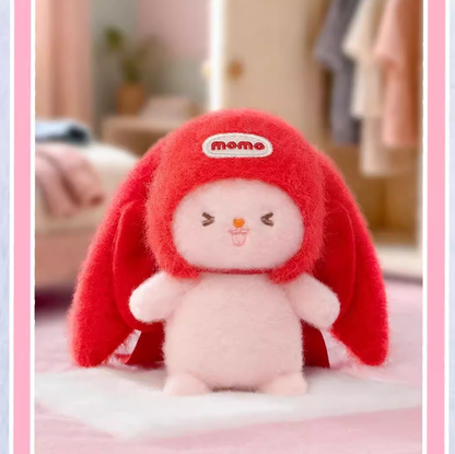 1346. MOMO BUNNY Energetic Wardrobe Series Plush Blind Box
