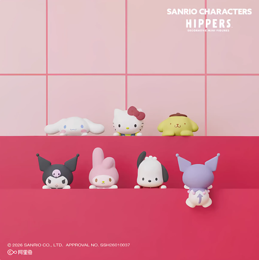 1364. HK and Friends Hippers Decorative Mini Figure Blind Box