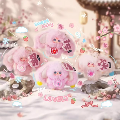 1375. Baby Three The Hundred Surnames Little Rabbit Series Plush Blind Box