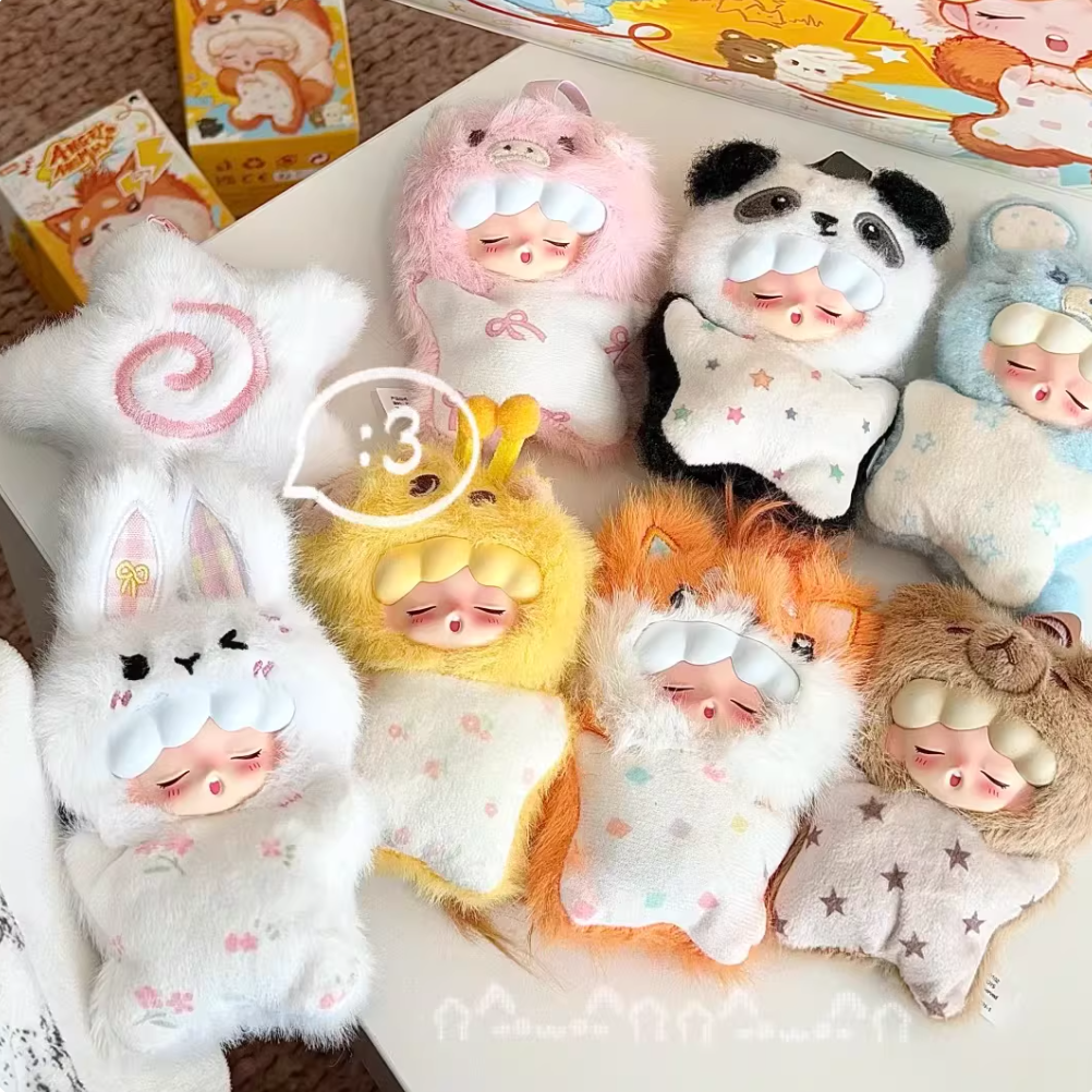 1376. YUMO Angry Animals Series Mini Plush Blind Box