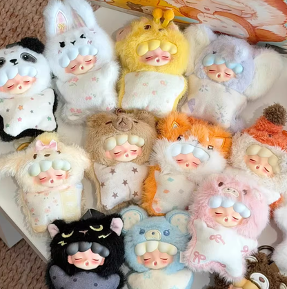 1376. YUMO Angry Animals Series Mini Plush Blind Box