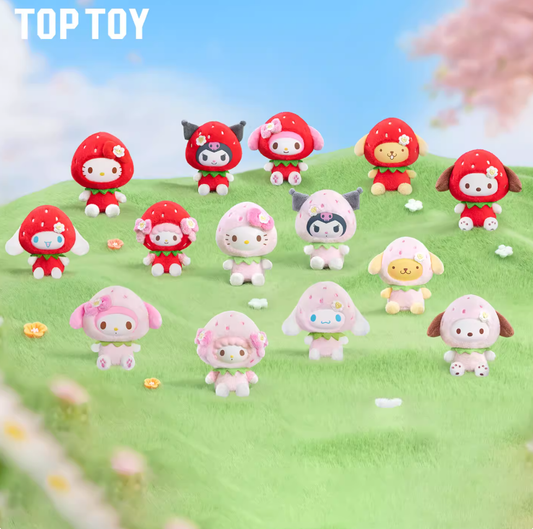 1410. Sanrio Characters Sweet Strawberry Series Plush Blind Box