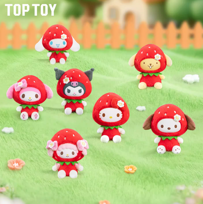 1410. Sanrio Characters Sweet Strawberry Series Plush Blind Box