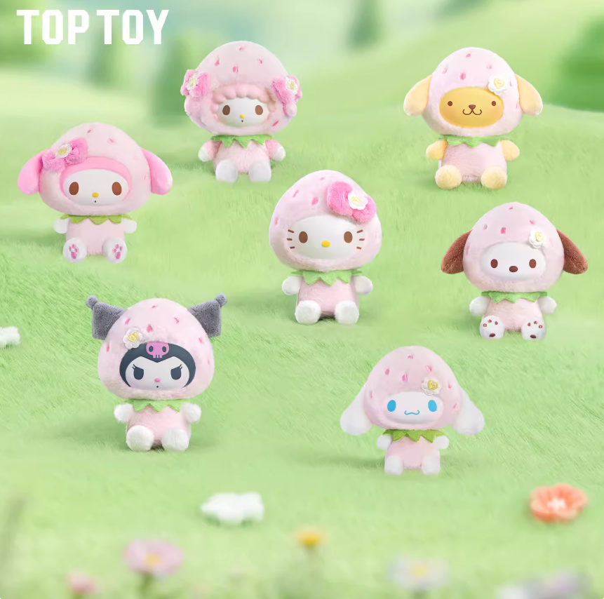 1410. Sanrio Characters Sweet Strawberry Series Plush Blind Box