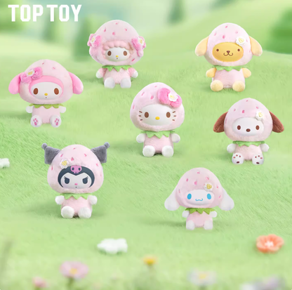 1410. Sanrio Characters Sweet Strawberry Series Plush Blind Box