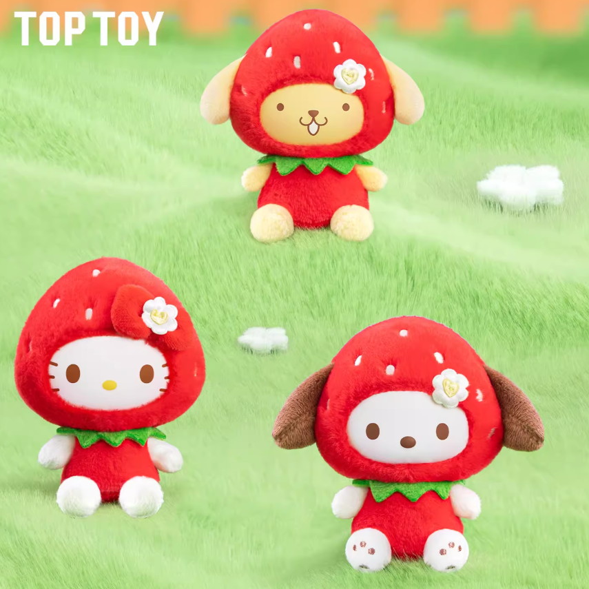 1410. Sanrio Characters Sweet Strawberry Series Plush Blind Box