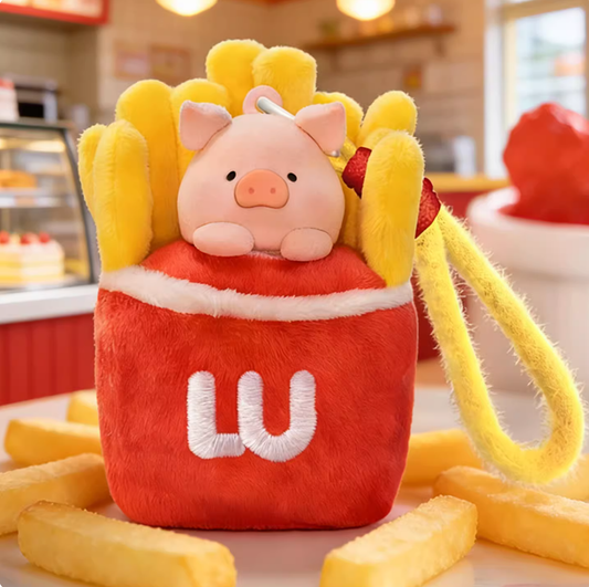 1427. LULU THE PIGGY Weight Loss Stumbling Block Series Fragrance Plush Blind Box