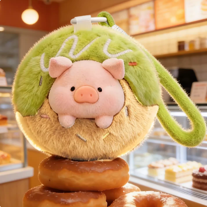 1427. LULU THE PIGGY Weight Loss Stumbling Block Series Fragrance Plush Blind Box