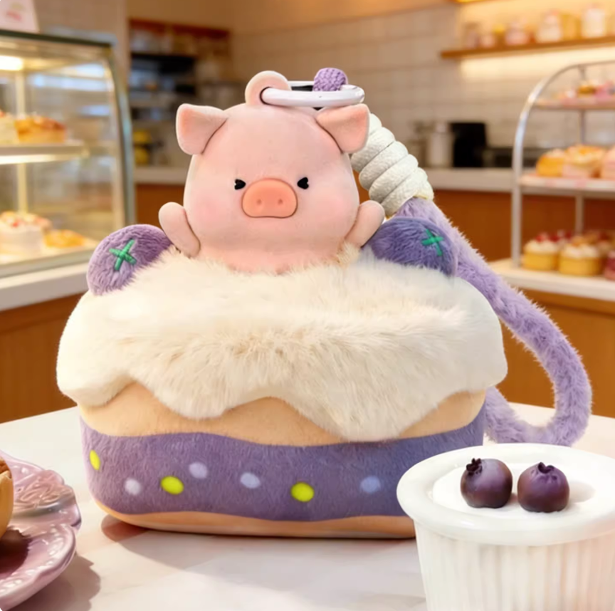 1427. LULU THE PIGGY Weight Loss Stumbling Block Series Fragrance Plush Blind Box