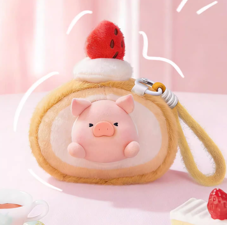 1427. LULU THE PIGGY Weight Loss Stumbling Block Series Fragrance Plush Blind Box