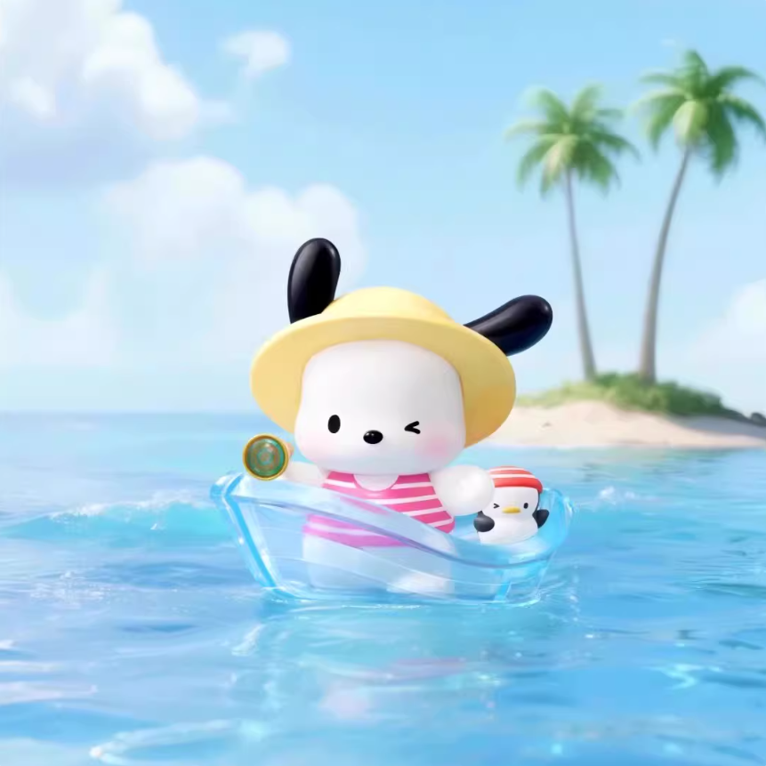 1439. Pochacco Travel Diary Series Figures Blind Box