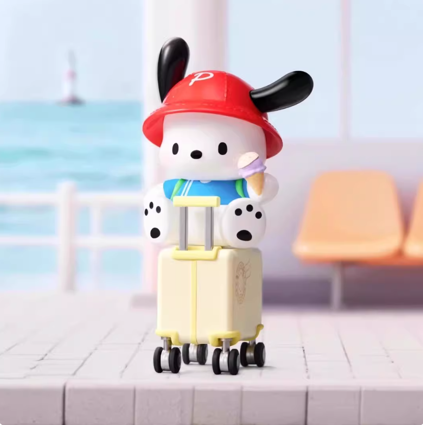 1439. Pochacco Travel Diary Series Figures Blind Box