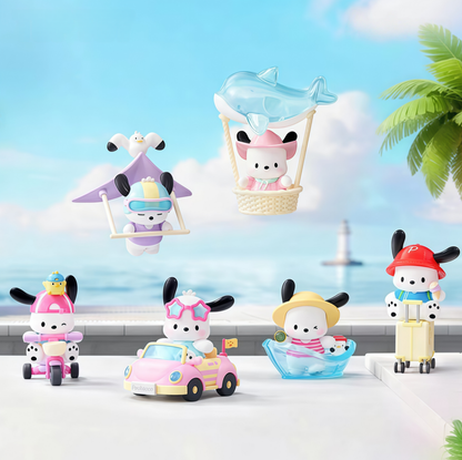 1439. Pochacco Travel Diary Series Figures Blind Box