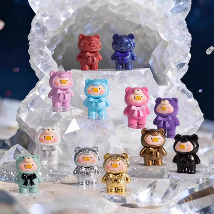 1458. LULU THE PIGGY Teddy Mini Ore Collection Series Beans Blind Bag