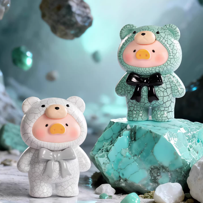 1458. LULU THE PIGGY Teddy Mini Ore Collection Series Beans Blind Bag