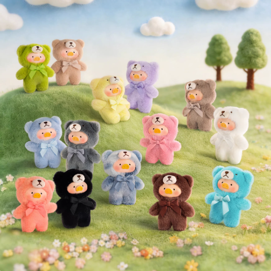 1480. LULU THE PIGGY Teddy Mini's Whispers of Nature Series Plush Blind Box